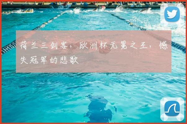 荷兰三剑客，欧洲杯无冕之王，憾失冠军的悲歌